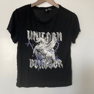 Super soft unicorn believer tee